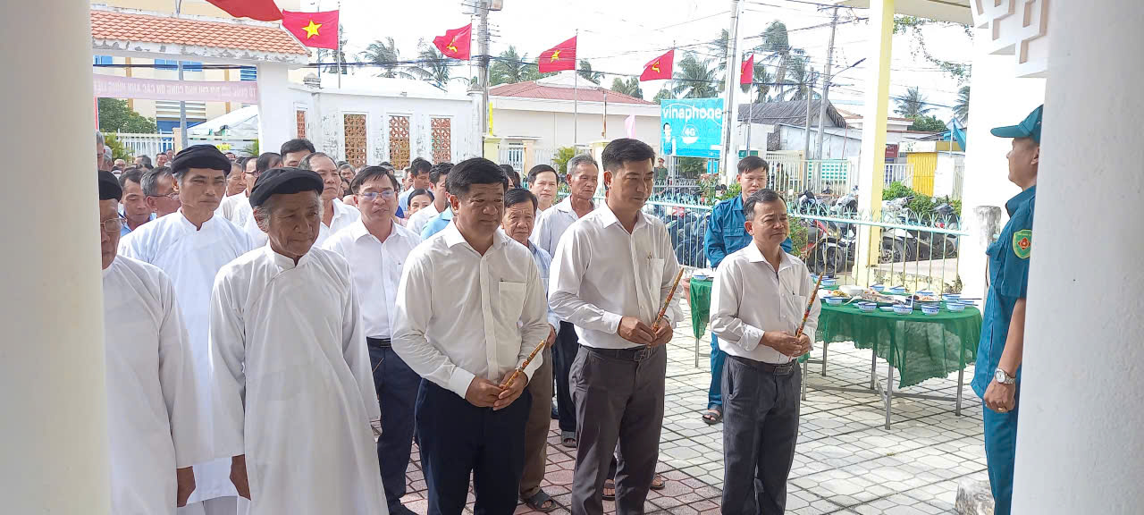 Đảng ủy, Hội đồng nhân dân, Ủy ban nhân dân, Ủy ban Mặt trận Tổ quốc Việt Nam xã Hòa Minh long trọng tổ chức Họp mặt kỷ niệm 78 năm Ngày Thương binh - Liệt sĩ (27/7/1947 - 27/7/2025)